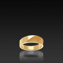 Load image into Gallery viewer, Men&#39;s 14 karat yellow gold band Concept Band
