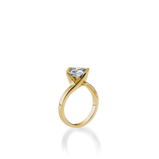 Intrinsic Yellow Gold Engagement Ring