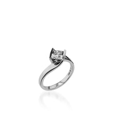 Load image into Gallery viewer, Intrinsic Princess Cut White Gold Engagement Ring
