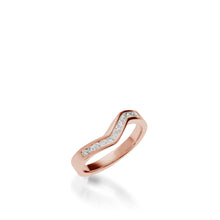 Load image into Gallery viewer, Intrinsic Rose Gold, Diamond Wedding Band
