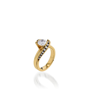 Apropos Plus White Gold Engagement Ring