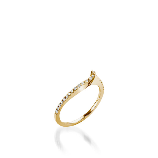 Bellissima Yellow Gold, Diamond Wedding Band