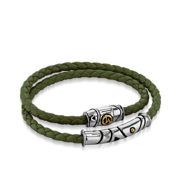 Solar Leather Double-Wrap Bracelet – John Atencio