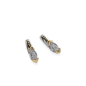 Elixir Small Pave Diamond Earrings