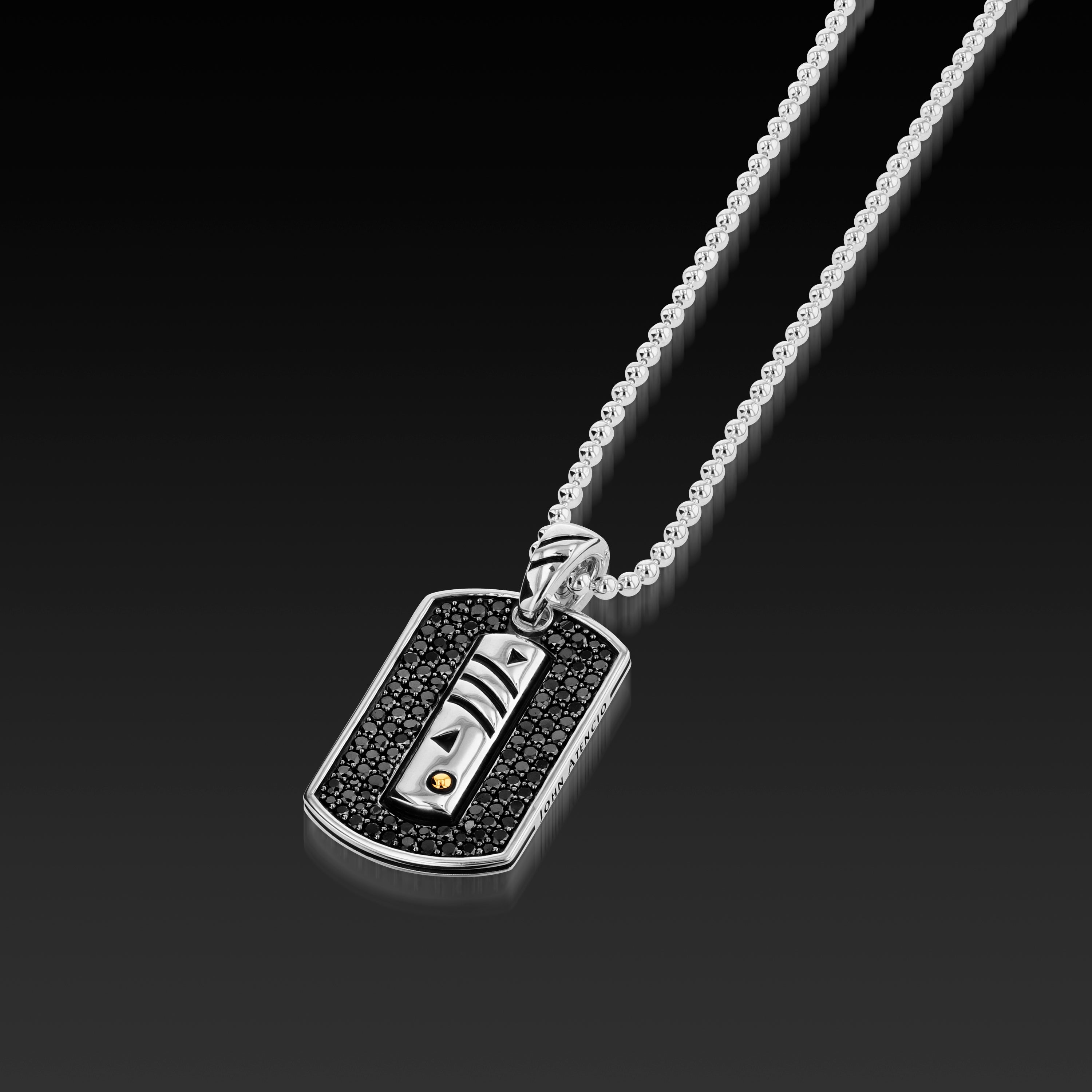 Matrix Black Diamond Dog Tag – John Atencio - Main Image
