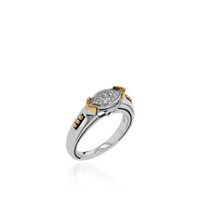 Load image into Gallery viewer, Elixir Small Stack Pave Diamond Ring
