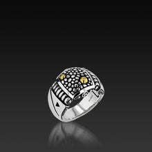 Load image into Gallery viewer, Sterling silver Matrix Men&#39;s Ring

