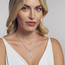 Load image into Gallery viewer, Essence Iconic Triangle Diamond Pendant
