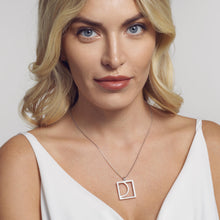 Load image into Gallery viewer, Essence Iconic Square Diamond Pendant
