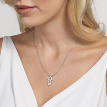 Load image into Gallery viewer, Paris X/O Pave Pendant Necklace
