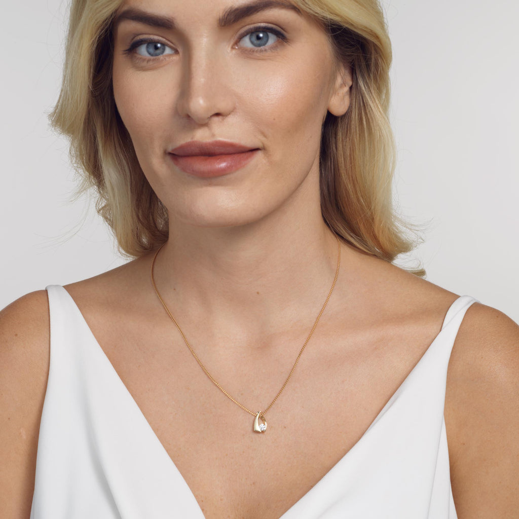 Diamond pendant necklace for women Clearance