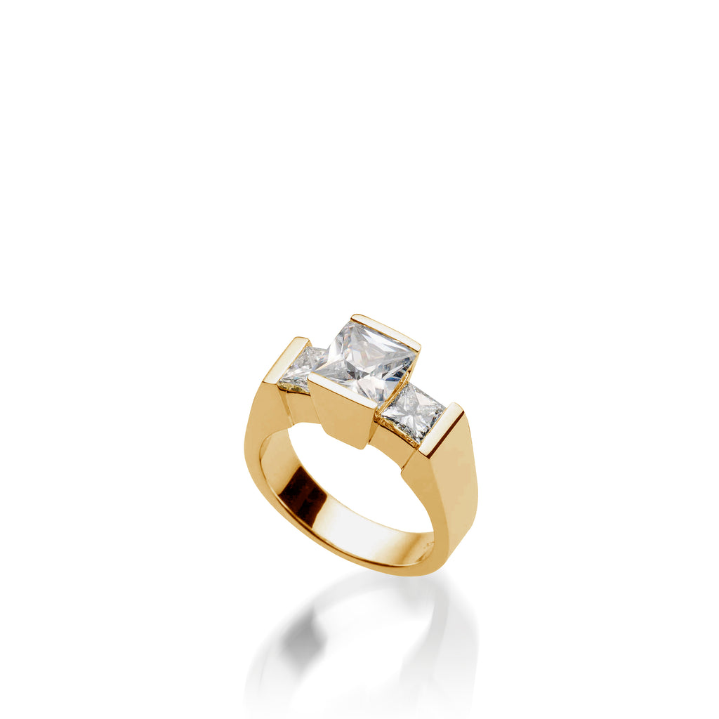 Ventana White Gold Engagement Ring – John Atencio